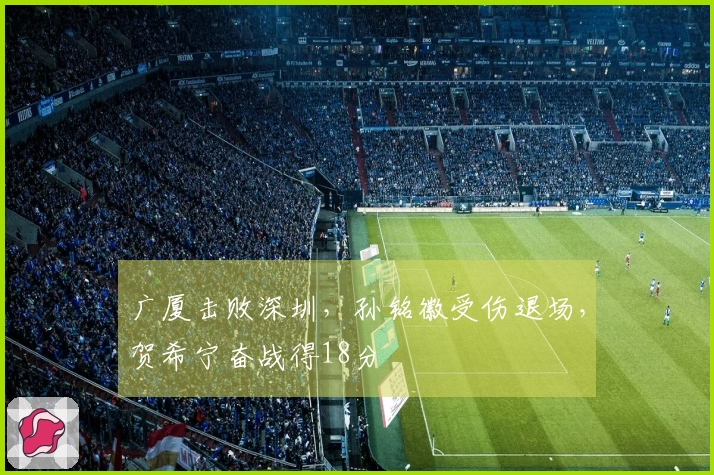 广厦击败深圳，孙铭徽受伤退场，贺希宁奋战得18分